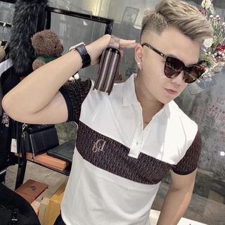 áo polo in chữ ngang siêu chất