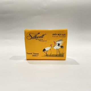 Giấy rút Silkwell Sếu 100 tờ 3 lớp hàng cao cấp, khăn giấy rút lụa siêu mềm mịn không tẩy trắng chính hãng