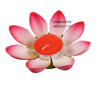 COMBO 25 CÁI Đèn hoa sen hoa đăng Đèn Trung thu Đèn nến thả nước 8 cánh, đèn hoa trang trí Vu Lan, đã gồm nến