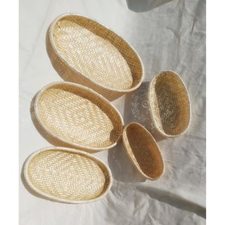 Rổ tre oval, mẹt bầu dục các loại