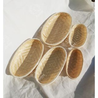 Rổ tre oval, mẹt bầu dục các loại