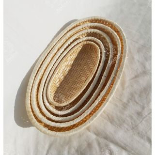 Rổ tre oval, mẹt bầu dục các loại
