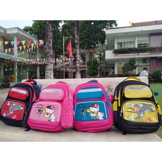Balo học sinh chính hãng TN Bags TN.B 3012 chống nước cho bé lớp 1 2 3