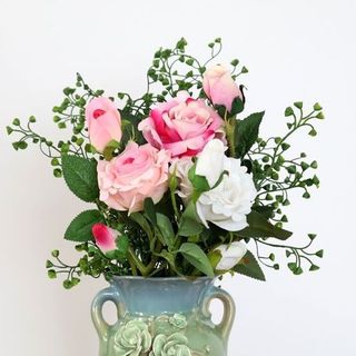 [ẢNH SHOP CHỤP] Hoa hồng Nhiều màu Cành dài 51cm - Trang trí Tết Valentine Sinh Nhật Quà tặng Wedding giá sỉ