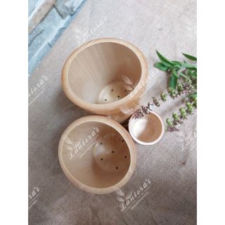 Ống cắm đũa, ống đũa, ống tre đa năng 3 ngăn làm từ tre tự nhiên