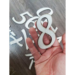 Chữ gỗ trang trí Scrapbook DIY, chữ cái học cụ cho bé cắt theo yêu cầu