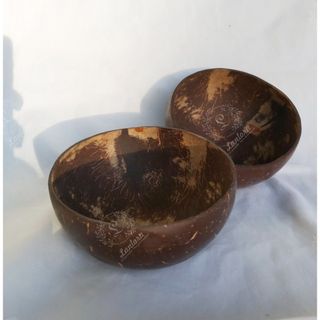 Bát gáo dừa tự nhiên đường kính 13-14cm