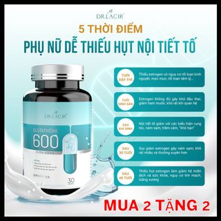 [ Chính Hãng] Viên Uống Glutathione 600 Dr Lacir giá sỉ - giá bán buôn