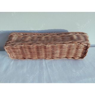Khay đựng viết đan bằng sợi mây 26x5cm