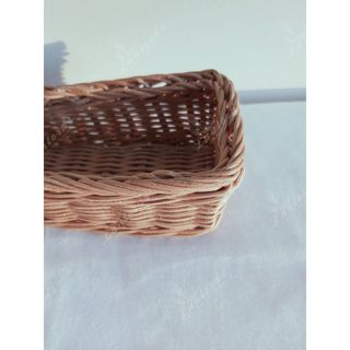 Khay đựng viết đan bằng sợi mây 26x5cm
