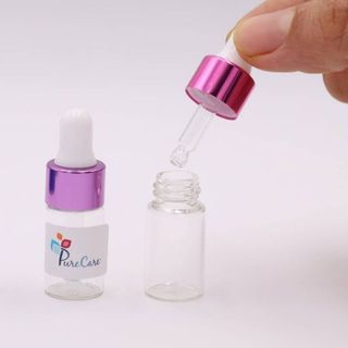 (MỚI VỀ) Chai thủy tinh bóp giọt cao cấp 3ml ánh kim chiết nước hoa, tinh dầu, serum