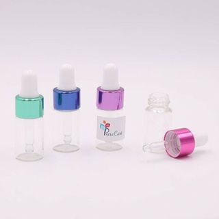 (MỚI VỀ) Chai thủy tinh bóp giọt cao cấp 3ml ánh kim chiết nước hoa, tinh dầu, serum