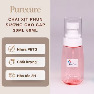 Chai Nhựa PETG Vòi xịt phun sương cao cấp 30ml 60ml – chai chiết mỹ phẩm nước hoa tinh dầu du lịch giá sỉ