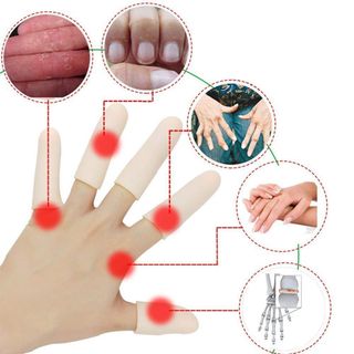 Combo 2 đôi Miếng lót silicon bảo vệ ngón tay Envysleep, 1 bộ 4 cái
