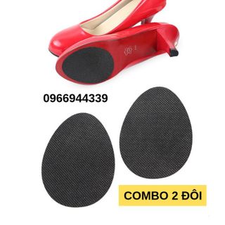 Miếng dán chống trượt cao su cho giày dép nam nữ - Bộ 2 cái