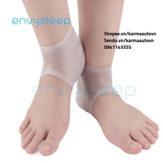 Vớ lót giày silicon giảm đau gót chân Envysleep, size 38 đến 45, phù hợp cho người ra nhiều mồ hôi