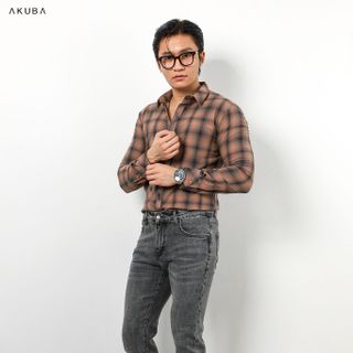 ÁO SƠ MI TAY DÀI AKUBA 02B0324