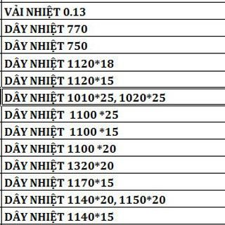 Dây Nhiệt Máy Hàn Túi
