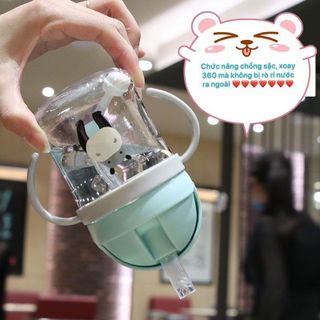 Bình Tập Uống, Cốc Tập Uống Nước Dung Tích 250ml/300/350 ml Tiện Lợi Cho Bé