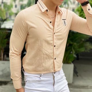 SƠ MI ĐŨI TAY DÀI THÊU LOGO