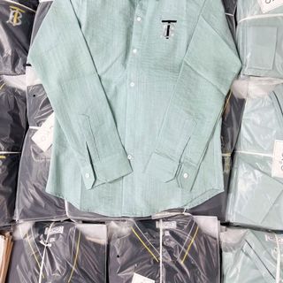 SƠ MI ĐŨI TAY DÀI THÊU LOGO