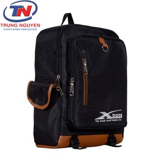 Balo đi học màu đen, balo học sinh cấp 3 thời trang, balo laptop nhỏ gọn XBAGS Xb 3101