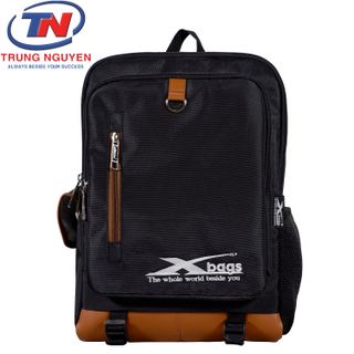 Balo đi học màu đen, balo học sinh cấp 3 thời trang, balo laptop nhỏ gọn XBAGS Xb 3101