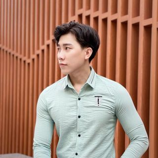 ÁO ĐŨI NAM TAY DÀI THÊU CHỮ NHIỀU MÀU