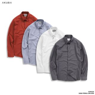 ÁO SƠ MI TAY DÀI AKUBA 02A0228