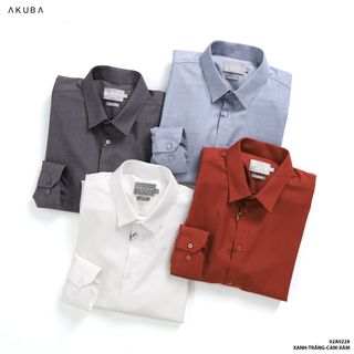 ÁO SƠ MI TAY DÀI AKUBA 02A0228