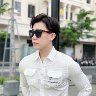 ÁO ĐŨI NAM DÀI TAY CHỮ THÊU
