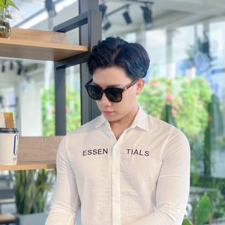 SƠ MI ĐŨI TAY DÀI THÊU CHỮ