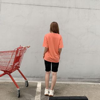 Sét bộ nữ ,đồ bộ lững ngố nữ thun coton sufa,áo phom rộng phối quần đen ,thời trang xuân hè BL13-CAM