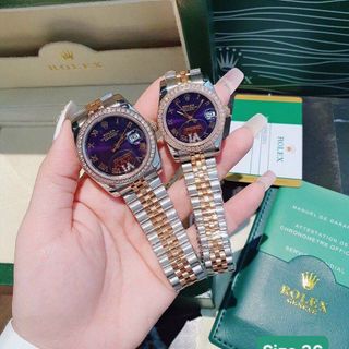 ĐỒNG HỒ ROLLEX CƠ CAO CẤP VIỀN ĐÁ HOT