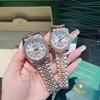 ĐỒNG HỒ ROLLEX CƠ CAO CẤP VIỀN ĐÁ HOT