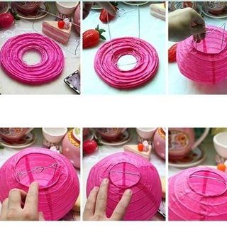 Lồng đèn vải nhiều màu