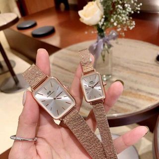 ĐỒNG HỒ D W LƯỚI NAM CHỮ NHẬT NEW