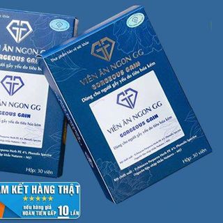 Viên Ăn Ngon GG Gorgeous Gain Giúp Ăn Ngon Tăng Cân Ngủ Sâu Cải Thiện Hệ Tiêu Hoá Ăn Ngủ Sâu An Toàn Không Tác Dụng Phụ