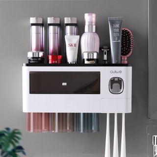 Bộ nhả kem đánh răng, để cốc, bàn chải đánh răng