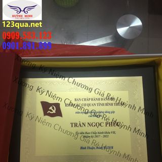 Biểu trưng gỗ đồng, bảng vinh danh gỗ đồng chất lượng, sang trọng
