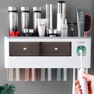 Giá để bàn chải đánh răng, nhả kem đánh răng