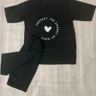 Sét bộ nữ ,đồ bộ lững ngố nữ thun coton sufa,áo phom rộng phối quần đen ,thời trang xuân hè BL13