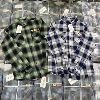 ÁO SƠ MI NAM CARO IN HÌNH TRƯỚC SAU CÓ TÚI