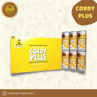 Nước Đông Trùng Hạ Thảo CORDYPLUS - Thùng 24 Lon