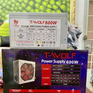 Nguồn ATX T-Wolf 600w full Box