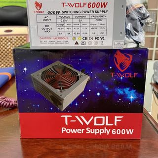 Nguồn ATX T-Wolf 600w full Box