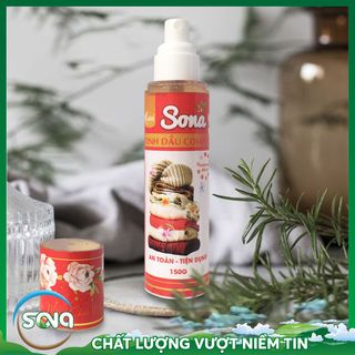 TINH DẦU THIÊN NHIÊN SONA Hương Ban Mai 150ml| Xả vải khô - Xịt thơm quần áo sona, chiết xuất từ thiên nhiên, lưu hương bên lâu trên quần áo
