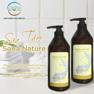 Sữa Tắm Thiên Nhiên SONA Giúp Làn Da Trắng Sáng Mịn Màng - Giúp Cơ Thể có Hương Thơm Quyến Rũ