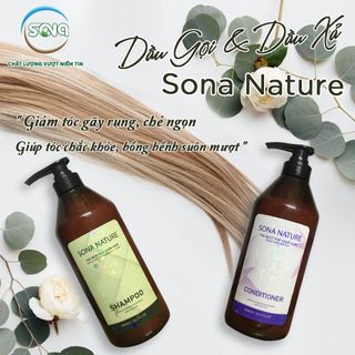 DẦU XẢ TÓC TỪ THIÊN NHIÊN SONA | Chai 800ml | Giảm Gãy Rụng Tóc - Chống chẻ ngọn -Kích Thích Mọc Tóc Và Nuôi Dưỡng Mái Tóc Chắc Khoẻ