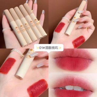 Set son Vongee nâu 5 cây